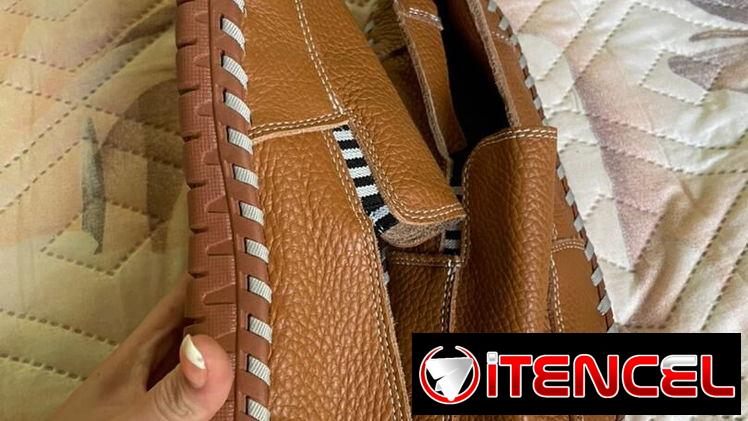 zapatos de piel de hombre de vestir #42-43
