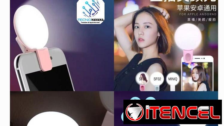 Lámpara de luz para selfie pequeña