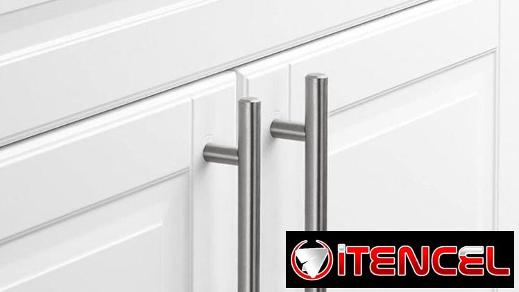 Tiradores para muebles, topes de puertas y soporte para enganchar, buena calidad Acero Niquel. NUEVOS!