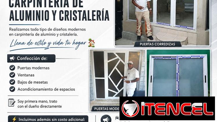 Carpintería de aluminio y cristalería (📢Nfinitymkt)