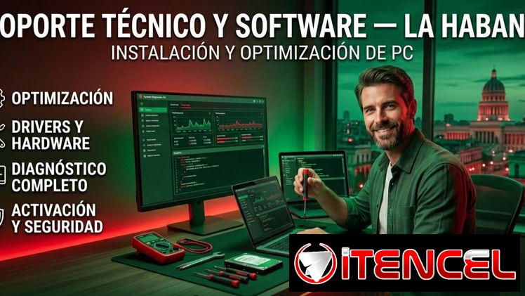 🖥️💻 INSTALACIÓN DE SISTEMAS OPERATIVOS Y SOPORTE TÉCNICO INFORMÁTICO — LA HABANA
