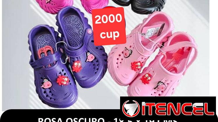 Chancletas y sapitos para niñas y niñoss y niños.  Del 30 al 35