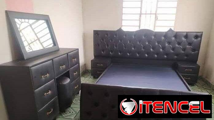 Camas tapizadas y muebles