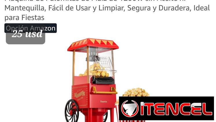 máquina de palomitas doméstica