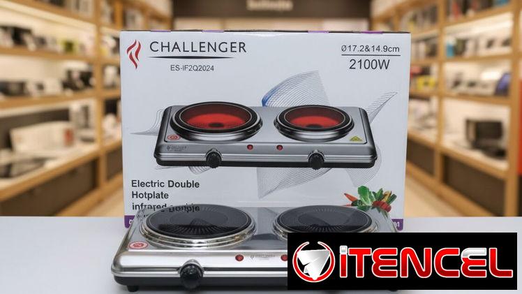Cocina Infrarroja 2 Hornillas Marca Challenger *PRECIO: 65 USD*
