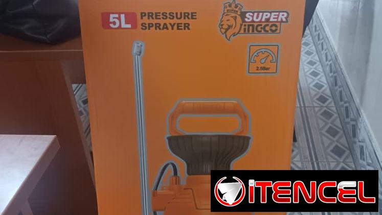 Pulverizador, Fumigador, de Presión 5L INGCO