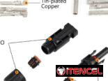 Conector MC4 para panel solar, 1000V, 30 A, IP67, impermeable, macho/hembra, adecuados para cables solares de 14 a 10AWG