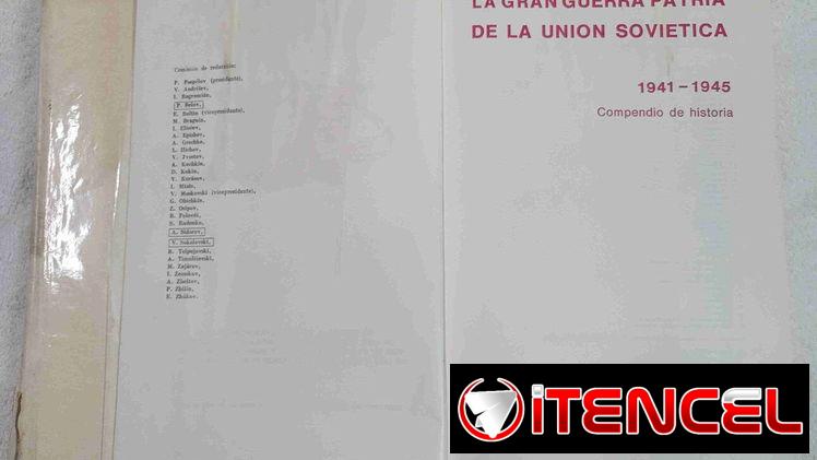 La Gran Guerra Patria de la Unión Soviética. En buen estado. Útil para historiadores, políticos, militares, en 300 cup