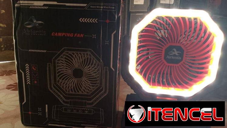 Ventiladores recargables de 20 000 mAh naranja