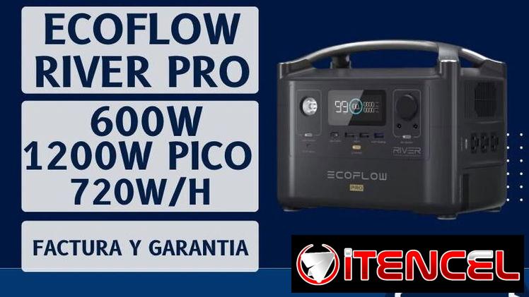 ECOFLOW RIVER PRO 720WH 600W PICO 1200W  FACTURA Y GARANTÍA 📜  15 DIAS. TRANSPORTE SEGUN LUGAR ‼️