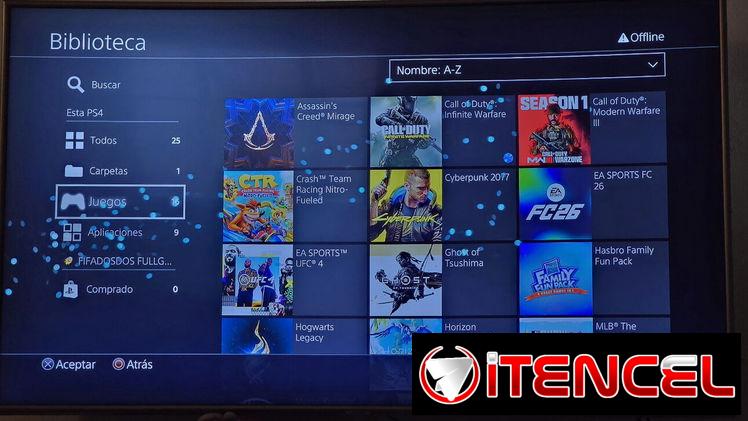 PS4 PRO 1TB – Versión 11.00 con Pitateria Automática por Chip Interno 🎯 Como nueva, con 3 mandos y cargada de juegos