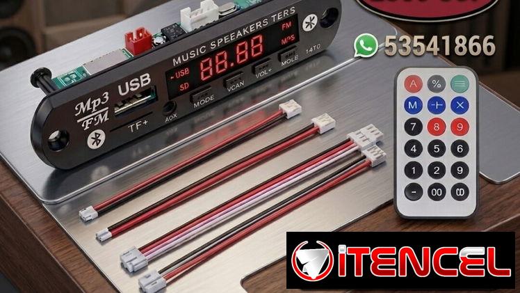 Módulos de audio sin y con amplificador