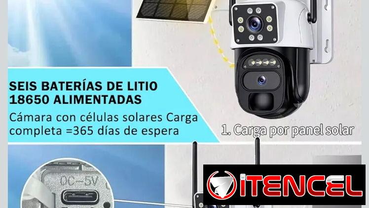 Cámara Seguridad con más carga Solar/más capacidad de trabajo autónomo