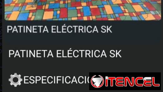 PATINETA ELÉCTRICA SK   ⚙️ESPECIFICACIONES  • 350 WATS  • ⁠48 VOLT • ⁠12 AH  • Autonomía de 50-60km • ⁠velocidad máxima