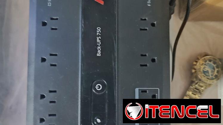 Backup UPS APC ES 750va 450w impecable con batería nueva de 12v 9ah con fecha de fabricación de enero del 2026