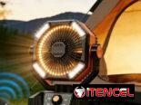 VENTILADOR RECARGABLE,  BATERIA DE 20,000, 4 LUCES LED,4 VELOCIDADES, WSAPP +1 (7862384808)