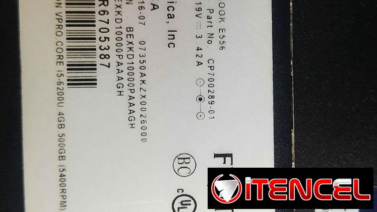 Laptop Fujisut rota no funciona 5ta generacion sin disco duro ni memoria