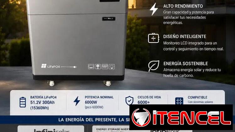 Vendo Infinisolar con Inversor de 6Kw y Batería de 15Kwh