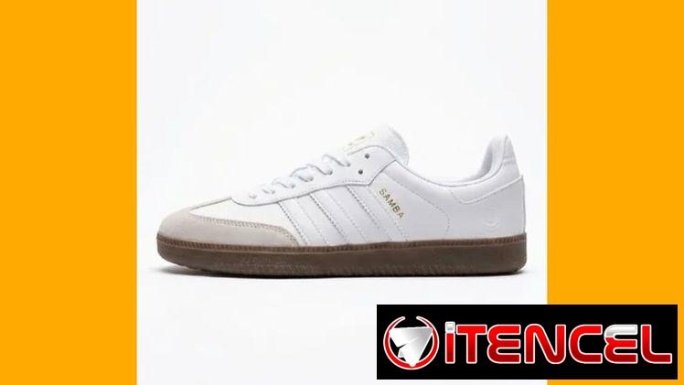 TENIS ADIDAS SAMBA BLANCO Y BEICH VPT-0347