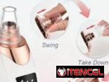 Limpiador de poros faciales, recargable por USB, con 5 sondas, solución de limpieza de poros Blackhead Porevacuum