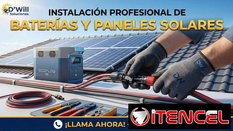 ​⭐ INSTALACIÓN PROFESIONAL DE PANELES Y BATERÍAS: SOLUCIÓN SOLAR LLAVE EN MANO 🔑🔋