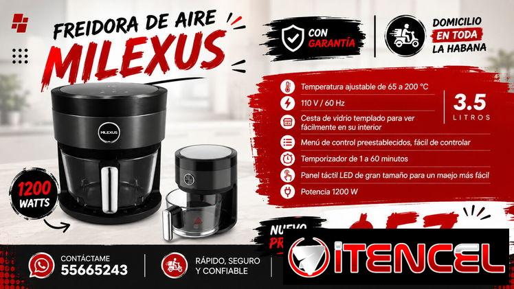 Cocina de Gas de Meseta 2 hornillas Milexus Cristal Templado