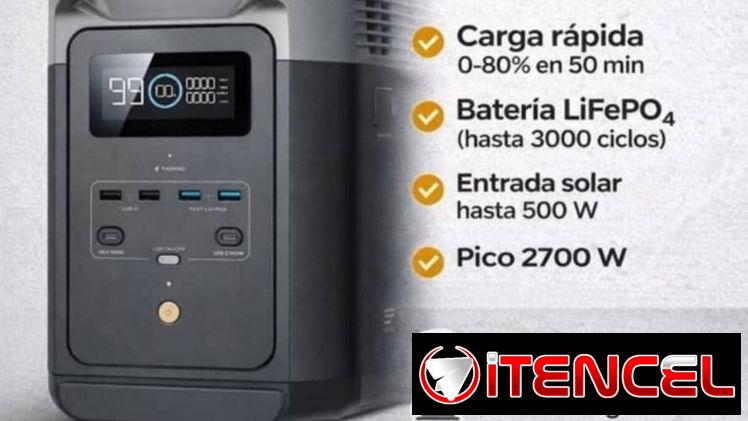 Ventilador de pared y Ecoflow delta 2