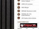 Lambrin, paneles decorativos, planchas wpc
