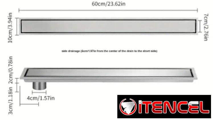 Tragante; Desagüe 60cm de Piso. Baño , Cocina, Terraza etc….