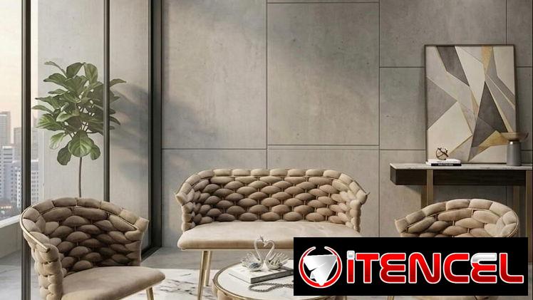 📢 Set de muebles modernos para sala con cuatro piezas incluida. Importados