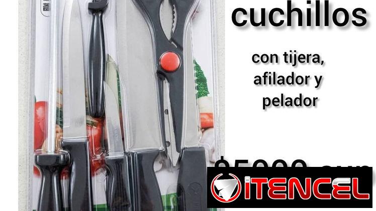 Diferentes juegos de cuchillos