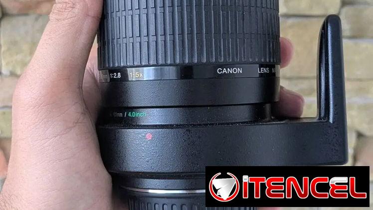 lente canon MP-E 65mm F2.8 MACRO 5x