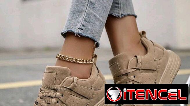 Tenis y vestido de mujer