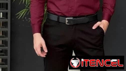 Camisa rojo burdeos o rojo vino