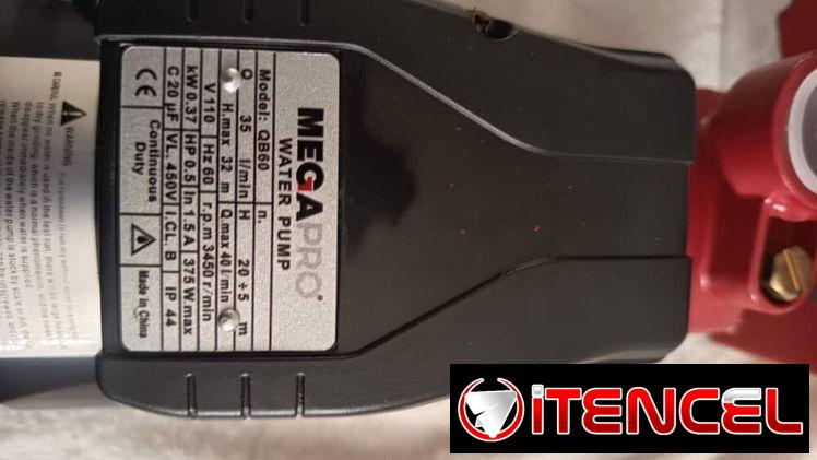 💧 Bomba Periférica de Agua MEGAPRO 1/2 HP