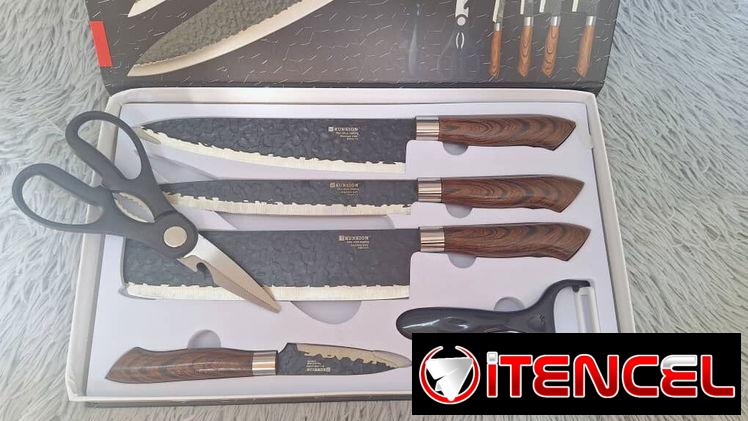Set de cuchillos hoja dura en 8000 cup