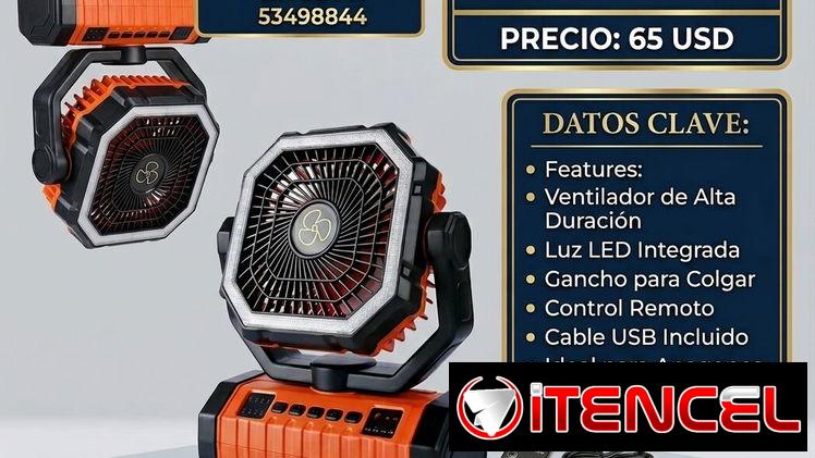 F6 VENTILADOR RECARGABLE DISPONIBLE