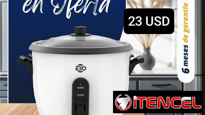 Ollas arroceras Eko 1.8 Lt, Garantía 6 meses