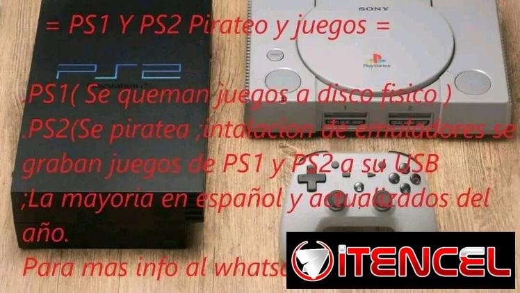 Piratería de PS2 + juegos ps2/ps1/ps3 + cd de ps1 nuevos