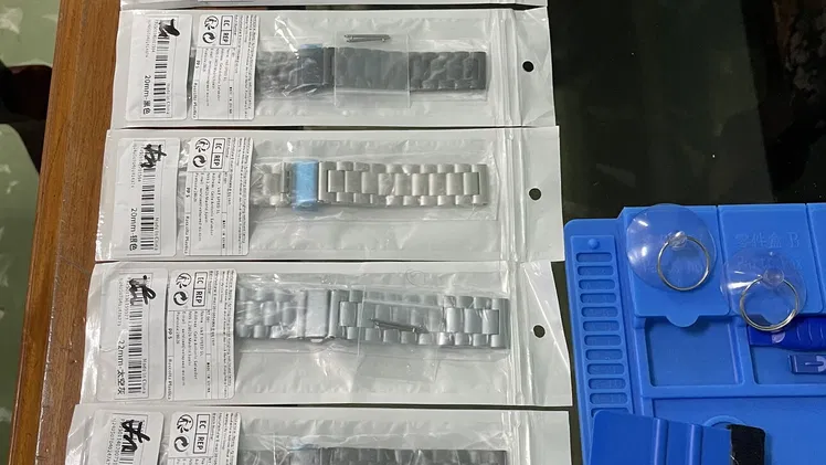 Manilla metálica eslabón tradicional para Smart Watch Galaxy!! Pin 20 y 22mm. Están Súper Buenas!!