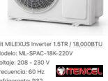 Splits MILEXUS INVERTER de 1 y 1.5  toneladas. NUEVO. ENTREGA INMEDIATA