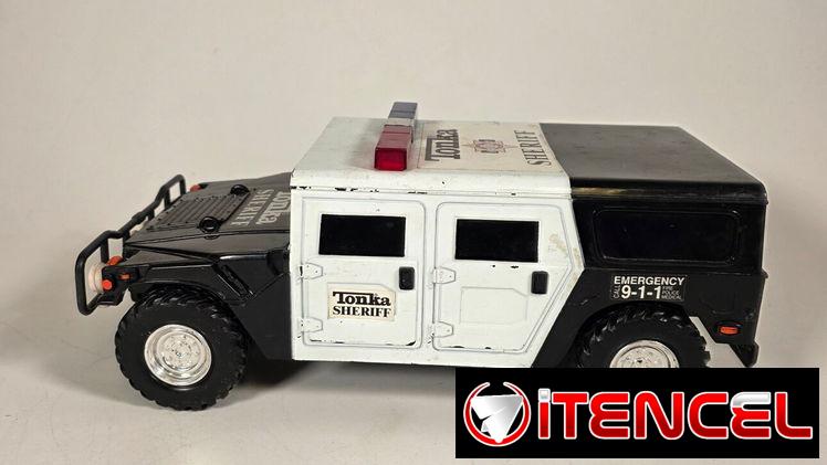 Juguete Carrito Tonka Hasbro Fun Rise Police Sheriff Hummer Original de 1999 en 10 USD