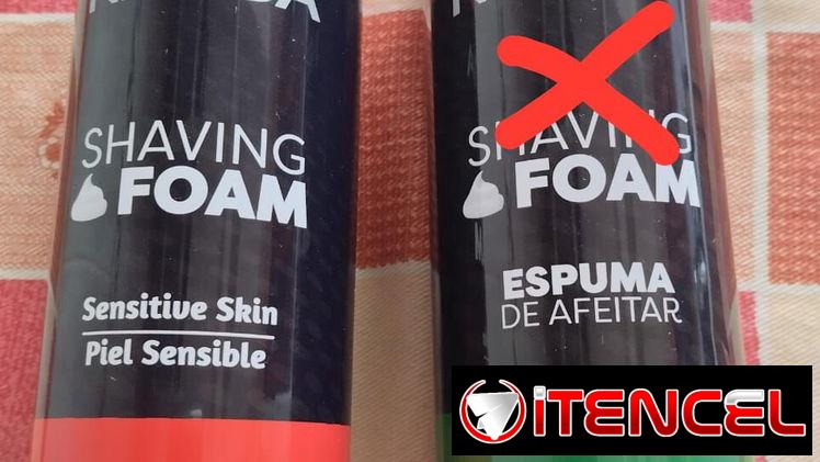 Espuma de afeitar 400ml. Precio 5 USD