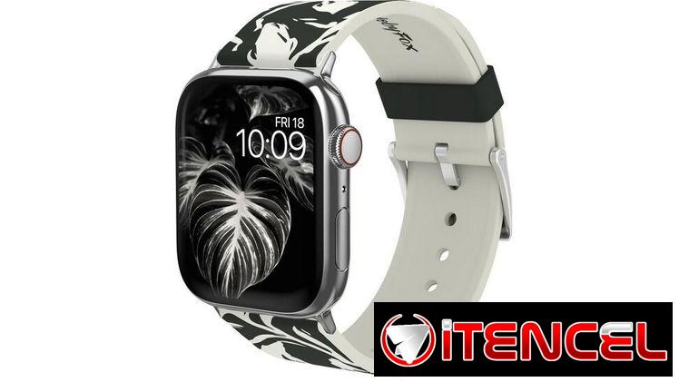 Disponible: MobyFox Midnight Flora Correa de Silicona Smartwatch | videojuegoshabana.com