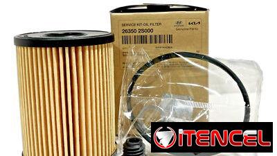 Filtro de aceite Genuino para Kia/Hyundai diseñado para motores de 2.5 L (turbo y no turbo) Tel. 53714462