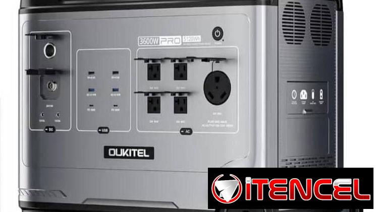 🔹Estación de energía portátil Oukitel P5000 Pro🔹 3600w – pico de 6000w  5120Wh   💲Precio: 3000usd 🚖Domicilio incluid
