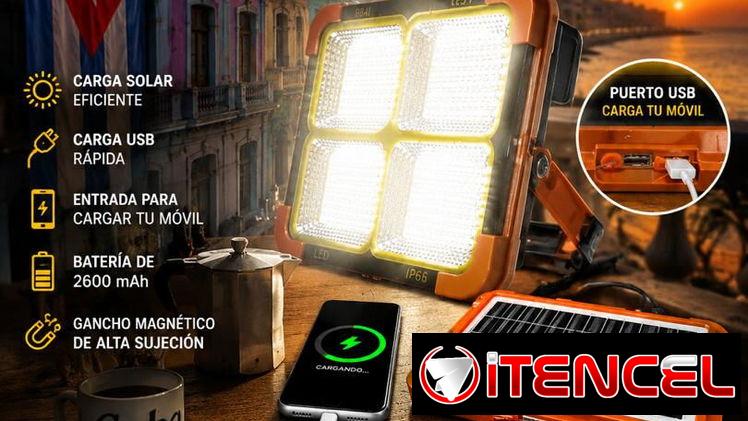 Lámparas solares de 2000 lumenes de alta intensidad