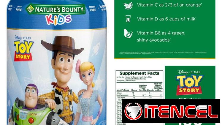 Multivitaminas para niños en Gomitas variedad desde 60 hasta 300 gomitas 55595382 o 55592455