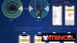 Repetidor WiFi USB de Alta Potencia – 300Mbps 2.4G con Doble Antena | Con garantía | videojuegoshabana.com