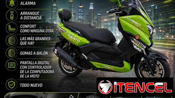 Moto BUCATTI TMAX ULTRA  200cc 🏍️